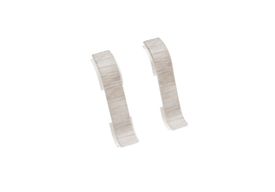 Zdjęcie: Zakończenia do listwy przypodłogowej Classic łącznik 2 sztuki Jesion Baltimore Mat CEZAR