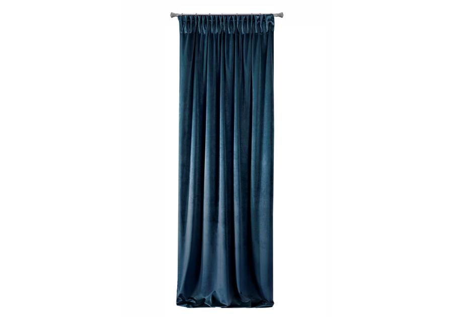 Zdjęcie: Zasłona Villa 140x270 cm granatowa EUROFIRANY