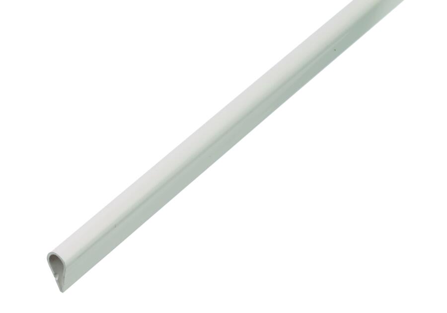 Zdjęcie: Profil zaciskowy PVC biały 1000x15x0,9 mm ALBERTS