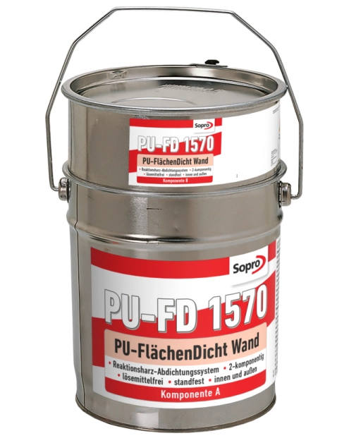 Zdjęcie: Powłoka elastyczna uszelniająca poliuretanowa PU-FD 1570 na ścianę 6 kg SOPRO