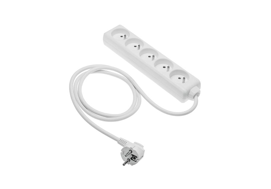 Zdjęcie: Przedłużacz domowy 5 gniazd - 3 m GTV