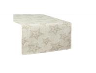 Zdjęcie: Bieżnik świąteczny Winter 40x180 cm kremowo-złoty EUROFIRANY