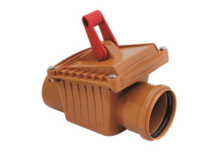 Zdjęcie: Zasuwa burzowa jednoklapowa fi 110 Scala CAPRICORN