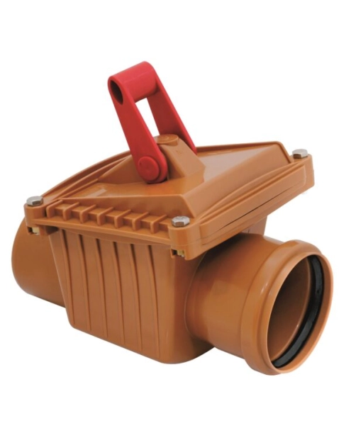 Zdjęcie: Zasuwa burzowa jednoklapowa fi 110 Scala CAPRICORN