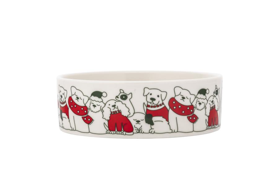 Zdjęcie: Miska dla psa 15x5 cm 460 ml dekoracja xmas dogs C ALTOM DESIGN