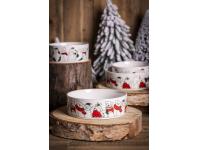 Zdjęcie: Miska dla psa 15x5 cm 460 ml dekoracja xmas dogs C ALTOM DESIGN