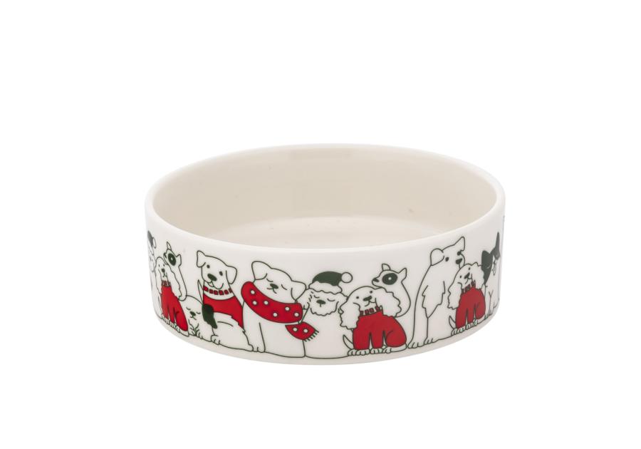 Zdjęcie: Miska dla psa 15x5 cm 460 ml dekoracja xmas dogs C ALTOM DESIGN
