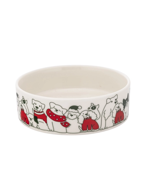 Zdjęcie: Miska dla psa 15x5 cm 460 ml dekoracja xmas dogs C ALTOM DESIGN