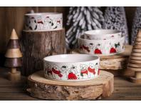 Zdjęcie: Miska dla psa 15x5 cm 460 ml dekoracja xmas dogs C ALTOM DESIGN