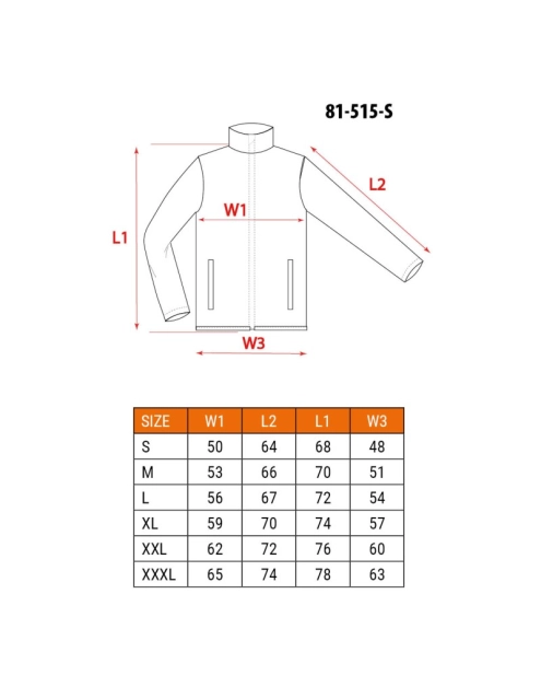 Zdjęcie: Bluza rozpinana Outdoor pique, szara, rozmiar S GTX