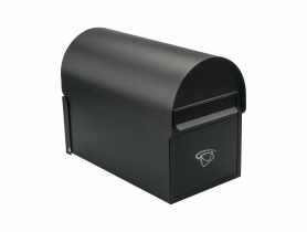 Skrzynka na listy Retro ogrodowa czarna mat METRO