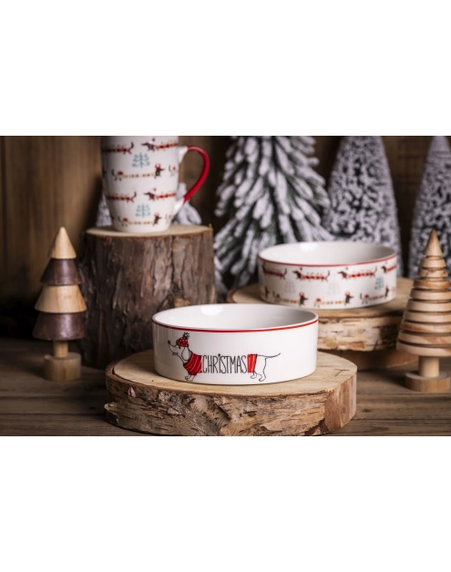 Zdjęcie: Miska dla psa 15x5 cm 460 ml dekoracja jamnik ALTOM DESIGN