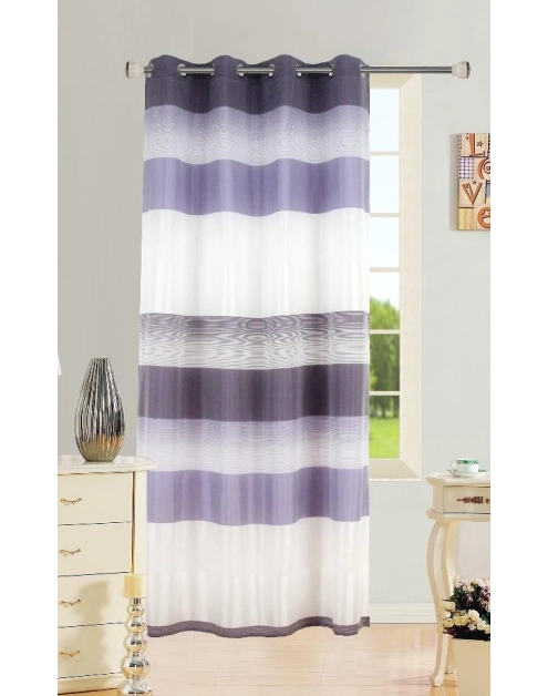 Zdjęcie: Zasłona dekoracyjna Porto 140x250 cm fiolet CKR/LASHER