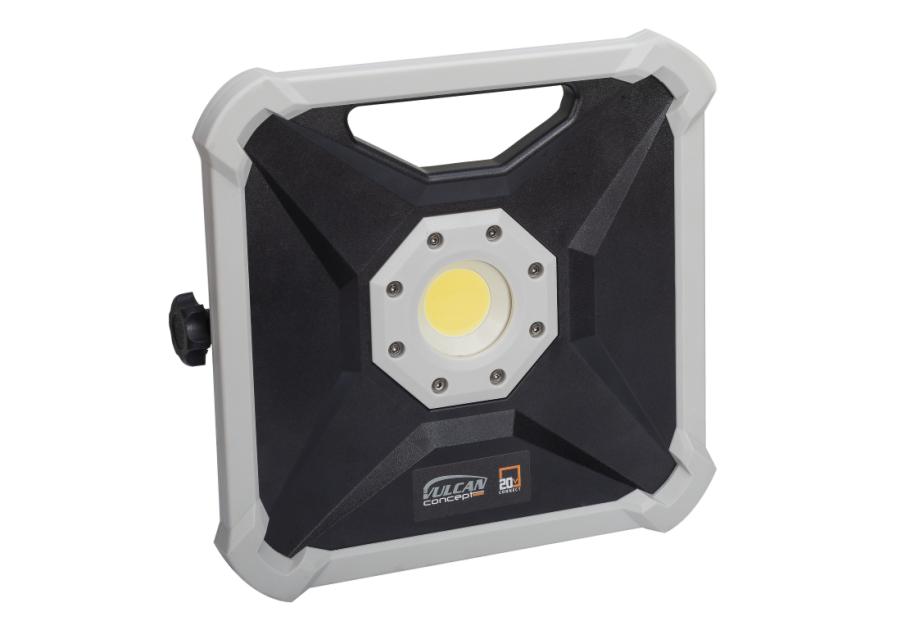 Zdjęcie: Naświetlacz-lampa led, 900/1800lm, bez aku/ład. connect 20V, VULCAN