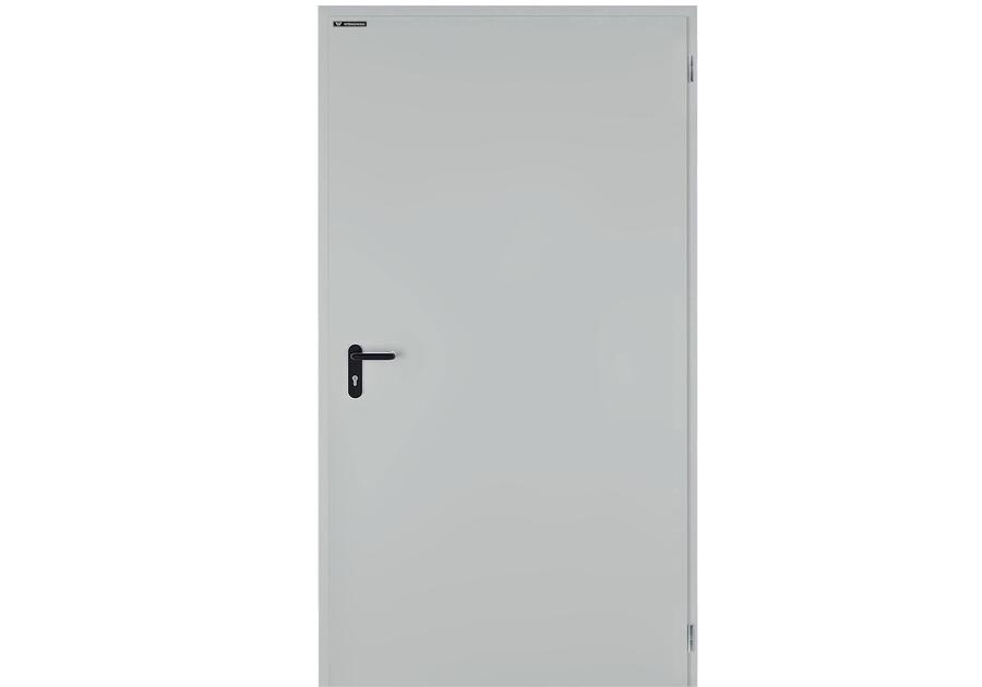 Zdjęcie: Drzwi Zewnętrzne Technical 40 kolor RAL 7035, 860x2045 grubość 40 mm prawe na zewnątrz WIŚNIOWSKI