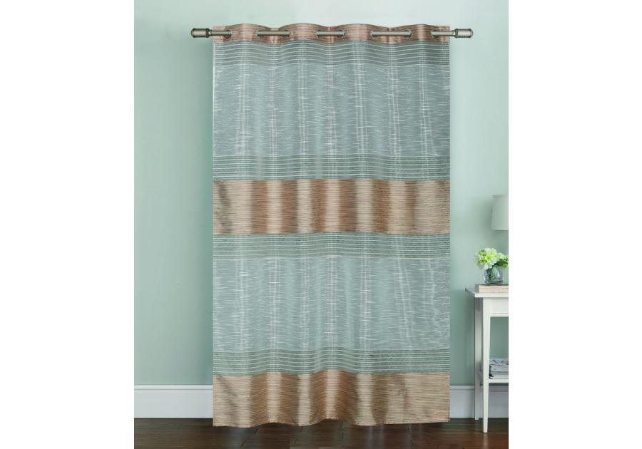 Zdjęcie: Zasłona dekoracyjna Tebo 140x250 cm złoty CKR/LASHER