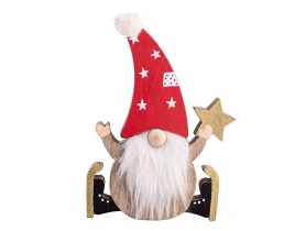 Figurka drewniana Skrzat 16,5x12x2 cm ALTOMDESIGN