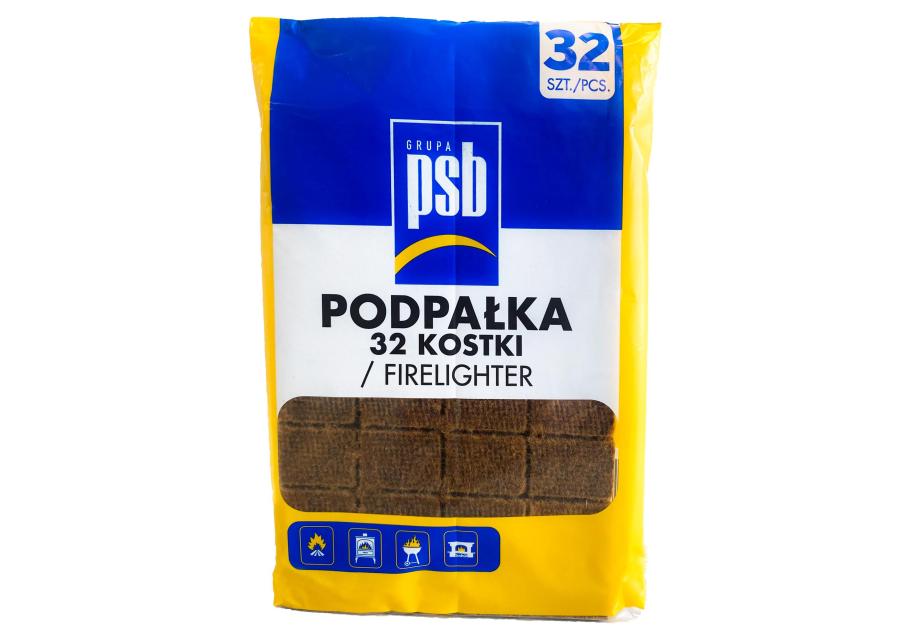 Zdjęcie: Podpałka uniwerslana 32 kostki PSB