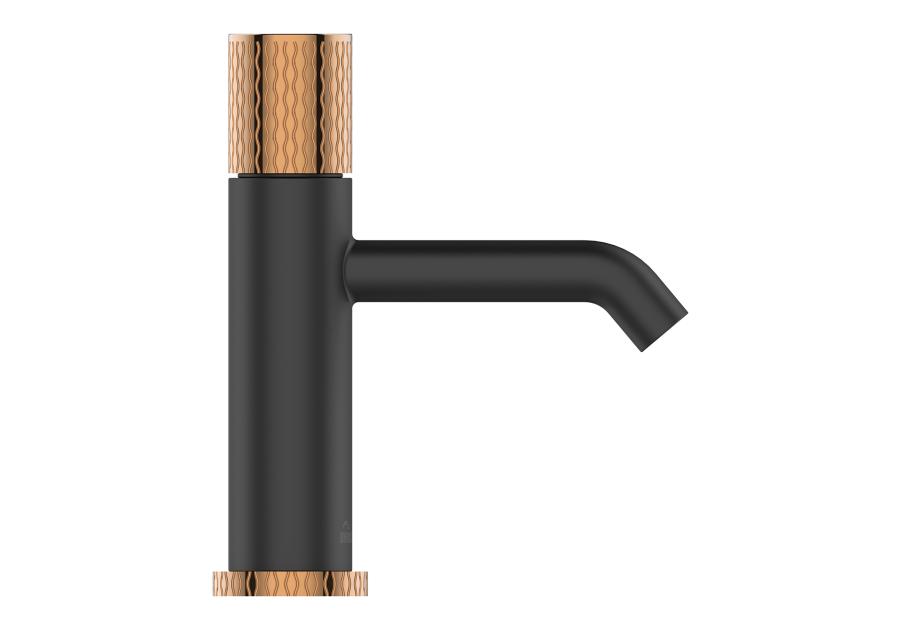 Zdjęcie: Bateria umywalkowa Moonlight czarny/rose gold INVENA