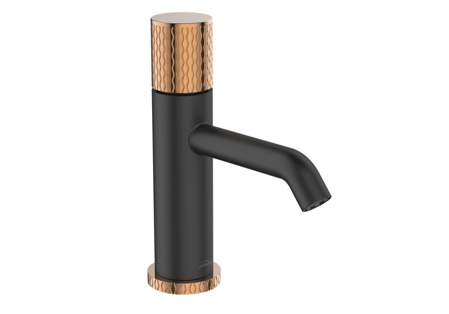 Zdjęcie: Bateria umywalkowa Moonlight czarny/rose gold INVENA