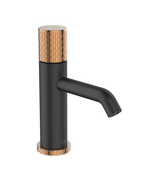 Zdjęcie: Bateria umywalkowa Moonlight czarny/rose gold INVENA