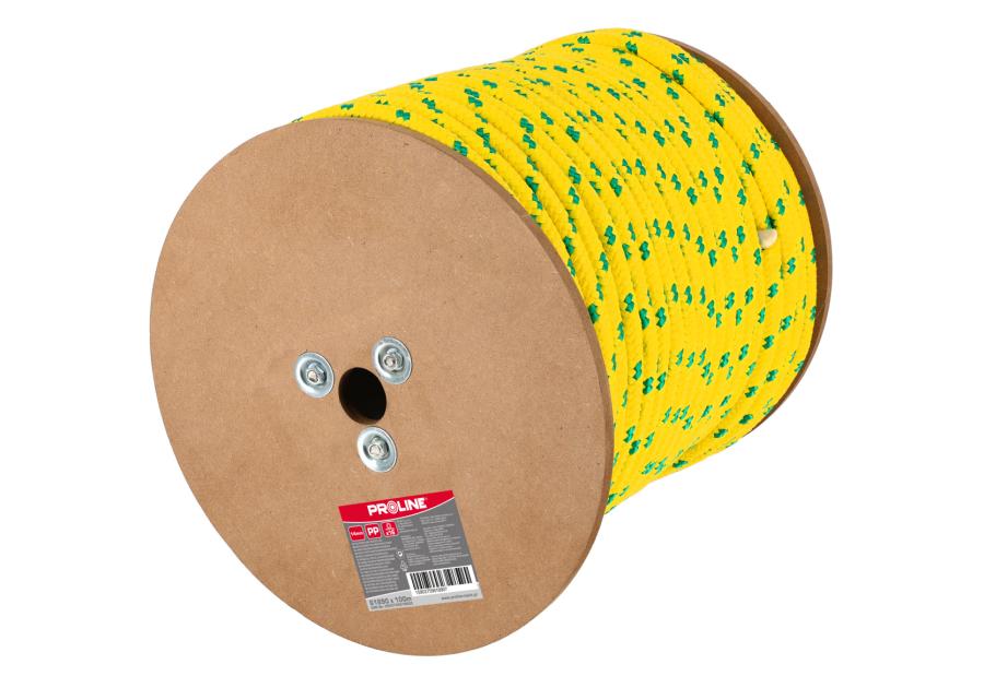 Zdjęcie: Linka pleciona polipropylenowa 16mm x 1m, szpula 80 m PROLINE