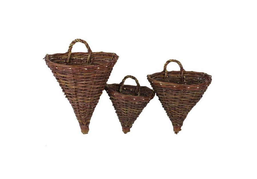 Zdjęcie: Komplet koszy wiszących na ścianę 3 szt. TIN TOURS