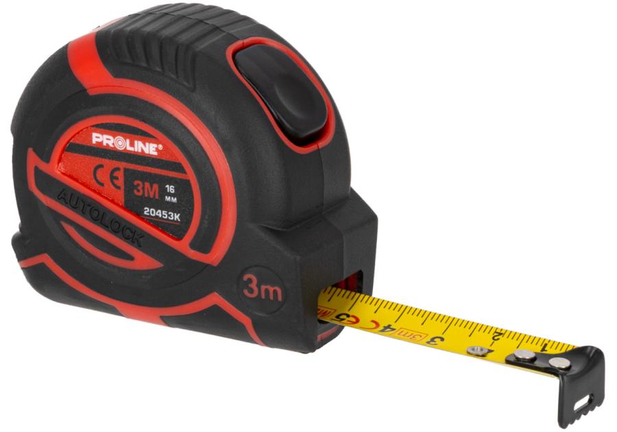Zdjęcie: Miara zwijana 3m / 16mm karta PROLINE