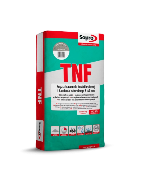 Zdjęcie: Fuga z trasem do kostki brukowej i kamienia naturalnego 5-40 mm TNF SOPRO