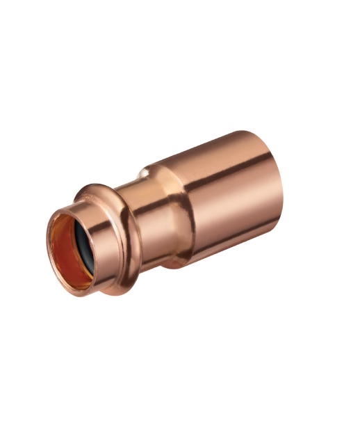 Zdjęcie: Nypel redukcyjny zaciskany do wody 28x22 profil V CALIDO