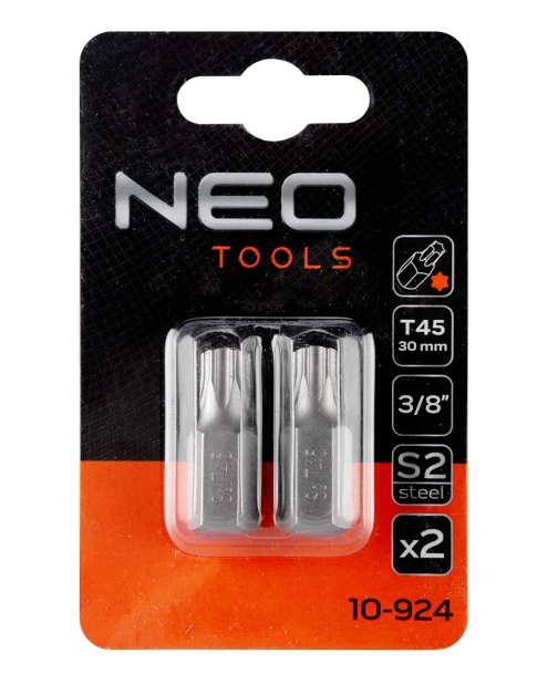 Zdjęcie: Końcówka Torx T45 x 30 mm, S2 x 2 szt. NEO