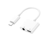 Zdjęcie: Adapter Lightning 2w1 Port ładowania + słuchawki 3,5 mm VA0002 VAYOX