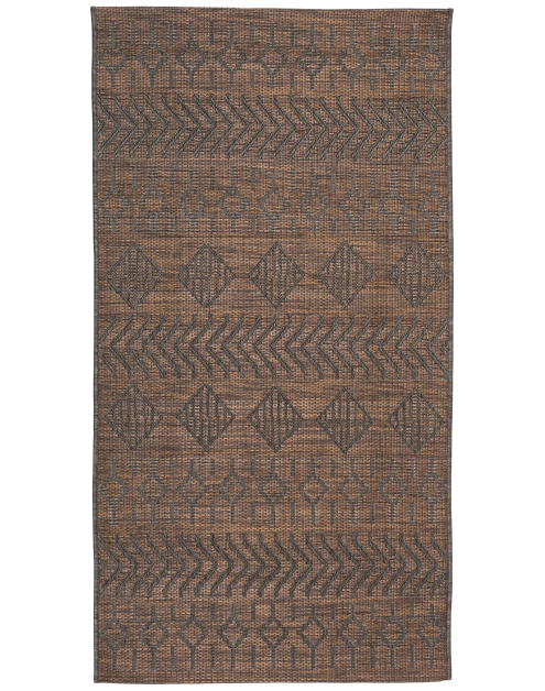 Zdjęcie: Dywan Terazza 80x200 cm aztecki brąz MULTI-DECOR