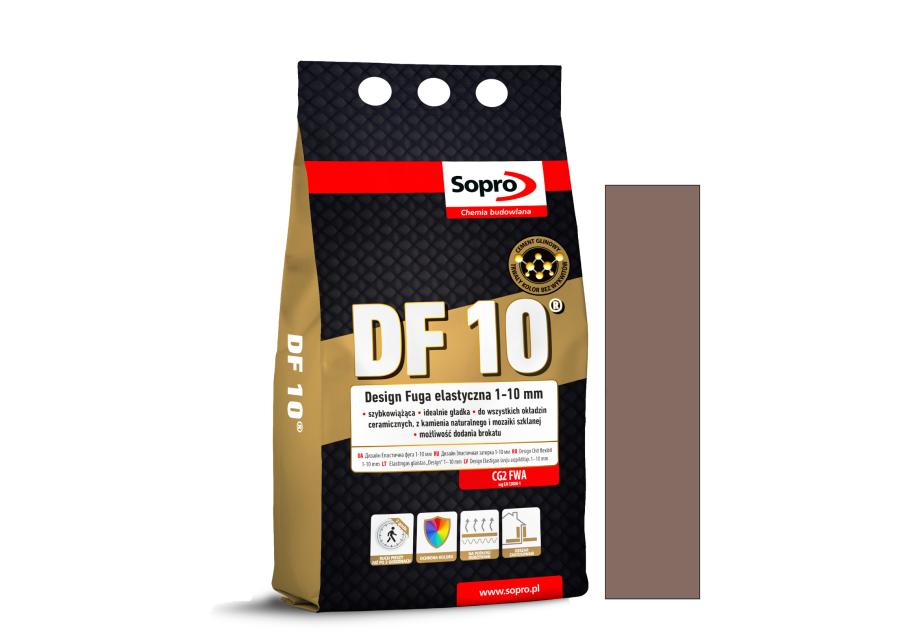 Zdjęcie: Fuga elastyczna Design DF10 1-10 mm brąz 52 1066A SOPRO