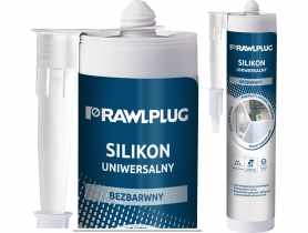 Silikon uniwersalny bezbarwny 300 ml RAWLPLUG
