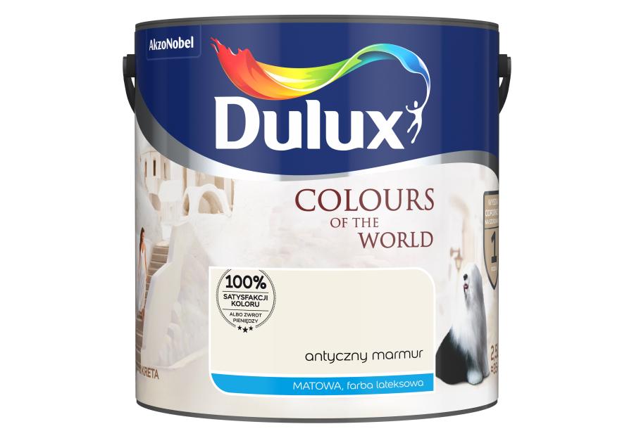 Zdjęcie: Farba do wnętrz Kolory Świata 2,5 L antyczny marmur DULUX