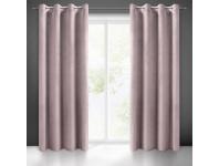 Zdjęcie: Zasłona gotowa Melanie 140 x 250 cm pudrowy róż EUROFIRANY