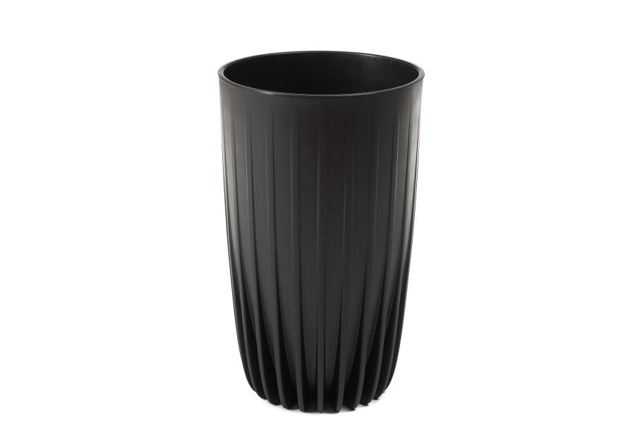 Zdjęcie: Donica Mira wysoka 300 mm Eco recycled, czarny LAMELA