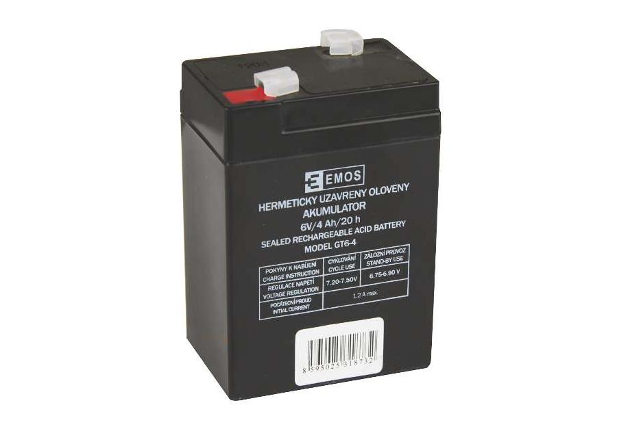 Zdjęcie: Akumulator AGM 6V 4Ah F4,7 do P2301, P2304, P2305, P2308 EMOS