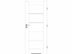 Drzwi wewnętrzne 60P Biały FF Vinci 30 VOSTER