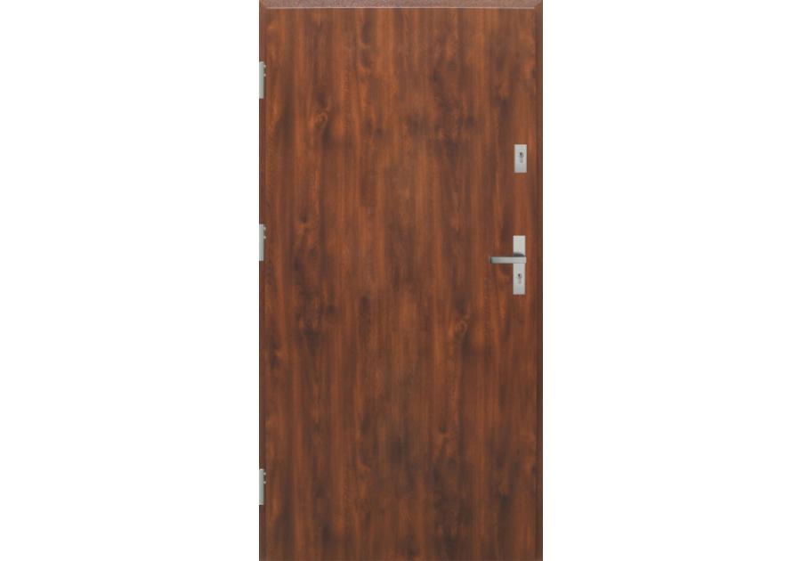 Zdjęcie: Drzwi zewnętrzne stalowo-drewniane Disting Otello 01 Dąb złoty 90 cm lewe KR CENTER