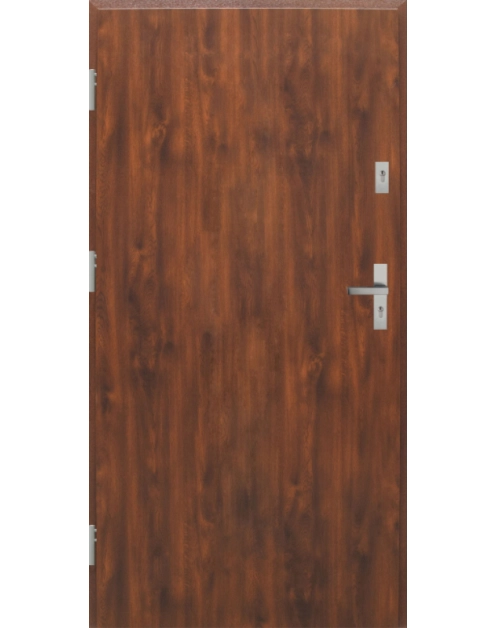 Zdjęcie: Drzwi zewnętrzne stalowo-drewniane Disting Otello 01 Dąb złoty 90 cm lewe KR CENTER