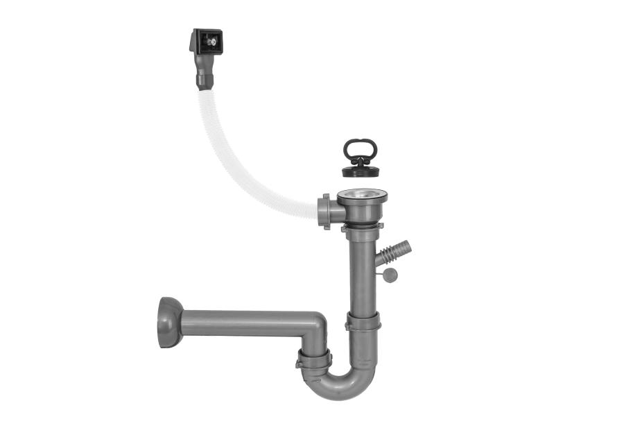 Zdjęcie: Osprzęt odpływowo-przelewowy do zlewozmywaków stalowych nakładanych 1-komorowych MILÓ