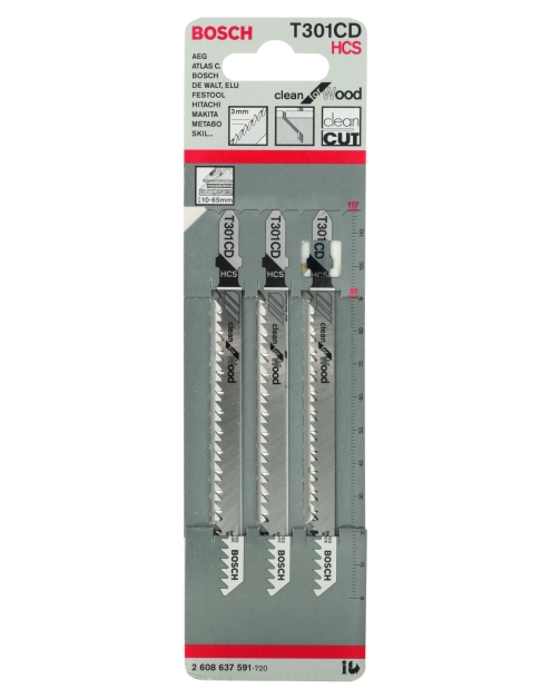 Zdjęcie: Brzeszczot T301CD 3 sztuki NS BOSCH