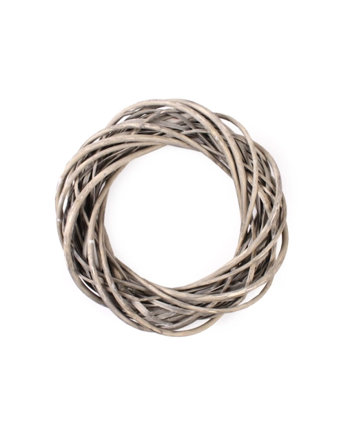 Zdjęcie: Wianek wiklinowy 30 cm szary TIN TOURS