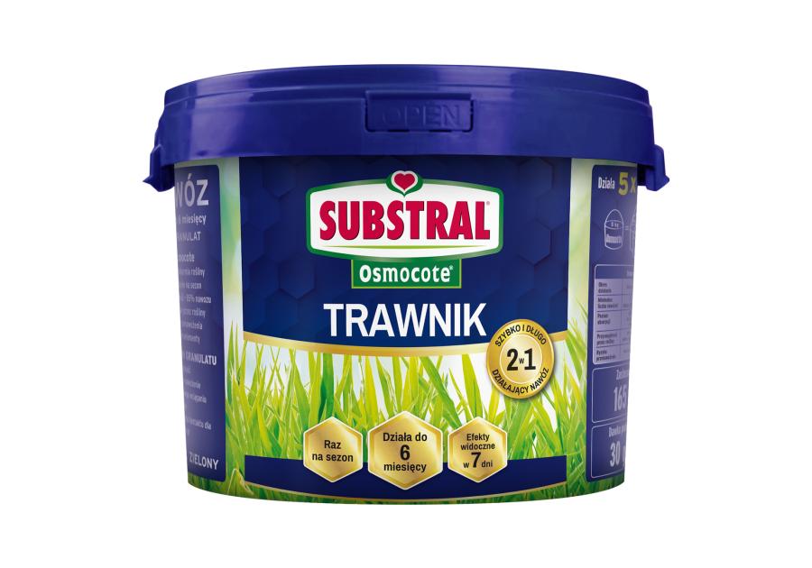 Zdjęcie: Nawóz Osmocote 2w1 Trawnik 15 kg SUBSTRAL