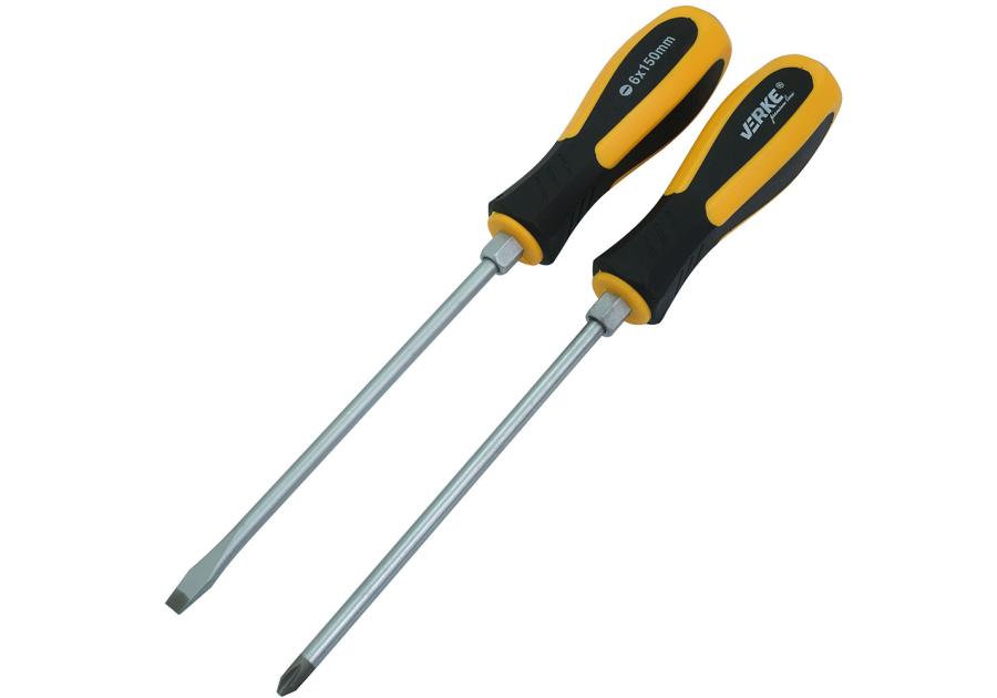 Zdjęcie: Zestaw wkrętaków do podbijania 150 mm CR-V VERKE PREMIUM