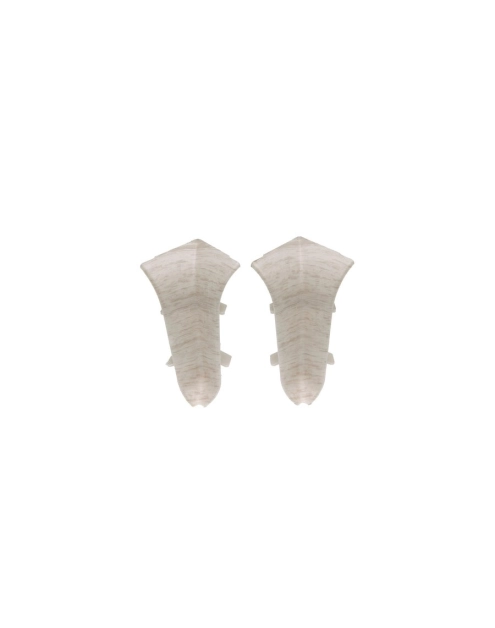 Zdjęcie: Zakończenia do listwy przypodłogowej Classic narożnik wewnętrzny 2 sztuki Klon Górski Mat CEZAR