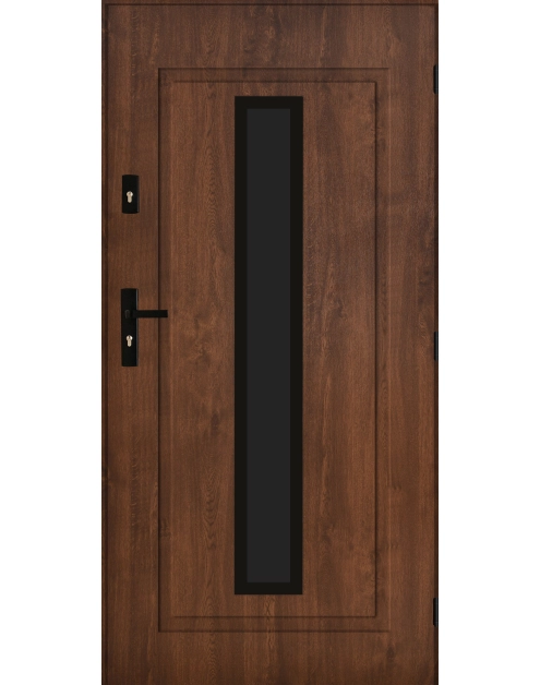 Zdjęcie: Drzwi zewnętrzne argos orzech 90p kpl PANTOR