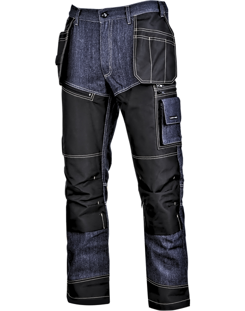 Zdjęcie: Spodnie jeansowe niebieskie ze wzmocnieniami, 3XL,CE,LAHTI PRO